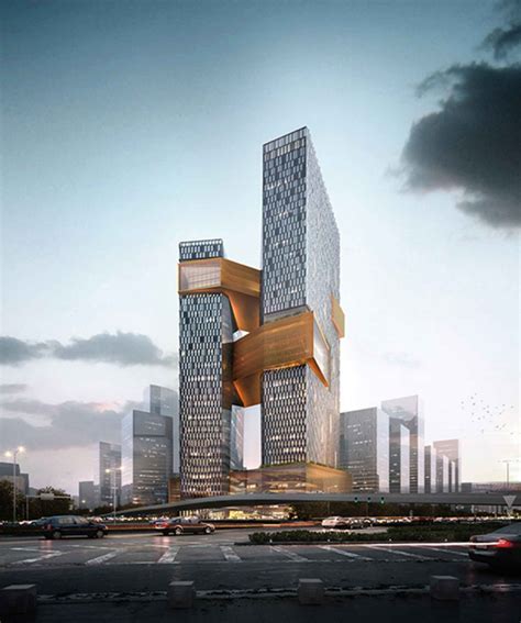 tencent seafront towers concept designexteriorstreet view modlarcom