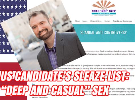 Us Candidate Publishes Scandal List Confessing To Deep And Casual
