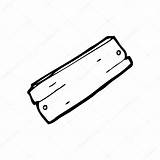 Plank Wooden Vector Cartoon Illustration Depositphotos sketch template