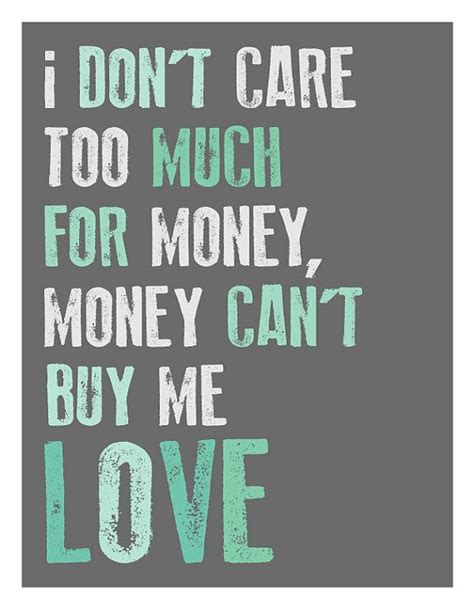 money can t buy me love gray 8x10 art print by erinjaneshop 16 00