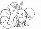Vulpix Coloring Pages Eevee Pokemon Glaceon Deviantart Color Print Getcolorings Getdrawings Printable Cartoons Comments Coloringhome Colorings sketch template