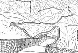 China Wall Great Coloring Pages Chinese Color Colouring Adult Printable Ancient Hellokids Books Print Drawings Visit Sketches Choose Board Oncoloring sketch template