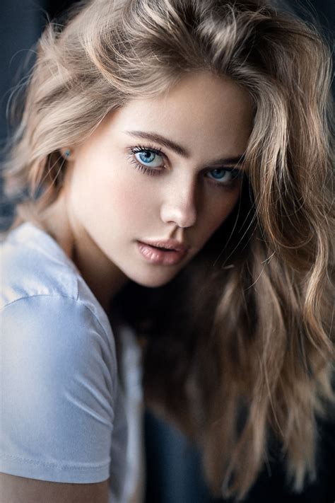 women blonde blue eyes face portrait wallpaper girls wallpaper  xxx