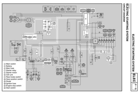 yamaha kodiak  wiring diagram wiring draw  schematic