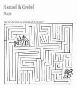 Gretel Hansel 101activity Maze Bonanza sketch template