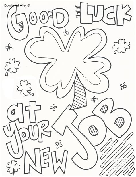 job coloring pages doodle art alley