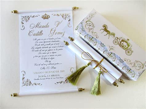 pergamino invitacion  anos invitaciones de boda en pergamino tarjeta de invitacion boda