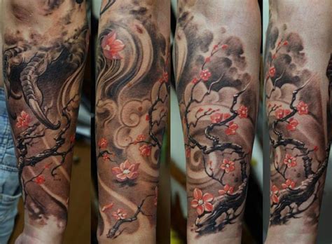 Japanese Tattoos Designs And Meanings Cherry Blossom
