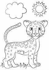 Jaguar Dibujar Dzieci Druku Kolorowanka Supercoloring Coloriage Pokoloruj Lindo sketch template