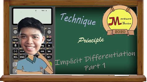 implicit differentiation part  calculator technique youtube