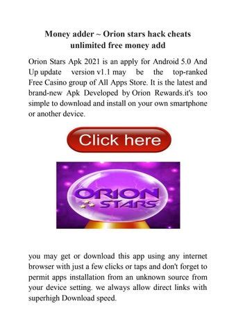 orion stars hack cheats unlimited  money add   money orion stars app hack cheats issuu