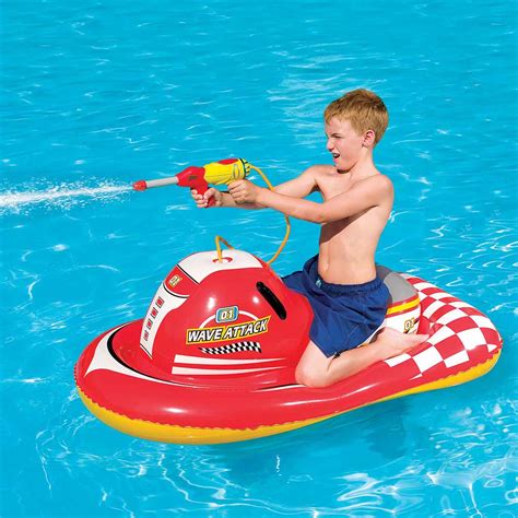 Wave Attack Inflatable Ride On Pool Toy