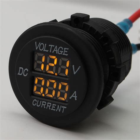 car dc   voltmeter ammeter led display digital voltage meter alexnldcom