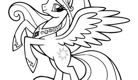 pony unicorn coloring page tsgoscom