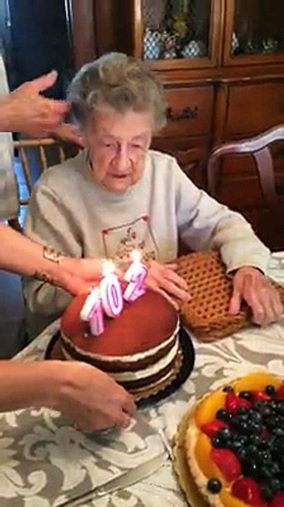 Grandmother Loses Dentures While Blowing Out Candles Video Dailymotion