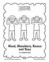 Coloring Body Preschool Pages Toes Hurry Head Getdrawings Getcolorings Template Knees Shoulders sketch template