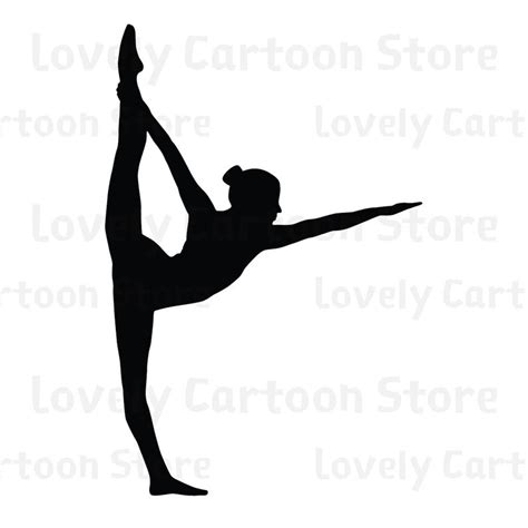 yoga poses black shapes silhouette svg eps dxf  png etsy