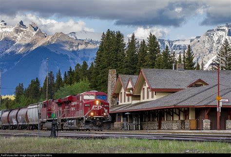 railpictures photo cp 8771 canadian pacific railway ge es44ac at banff alberta canada by