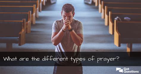 What Are The Different Types Of Prayer