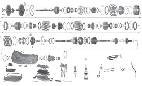 le transmission exploded view diagram