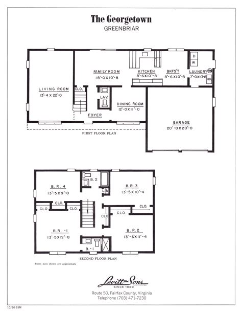 greenbriar  levittownbeyondcom tri level house ranch house floor plans floor plans