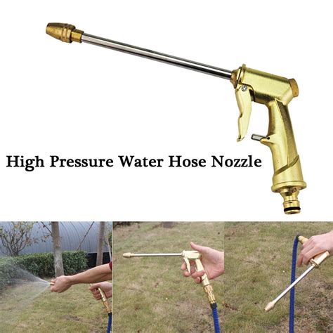 high pressure water hose nozzle long spray nozzle garden hose lawn car