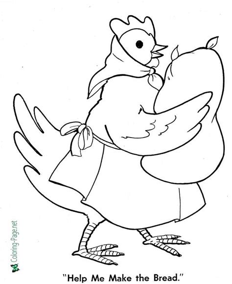 red hen colouring pages  canvas groin
