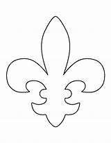 Fleur Lis Pattern Printable Patterns Coloring Stencils Outline Stencil Template Tattoo Templates Patternuniverse Print Flor Use Pages Cut Wood Crafts sketch template