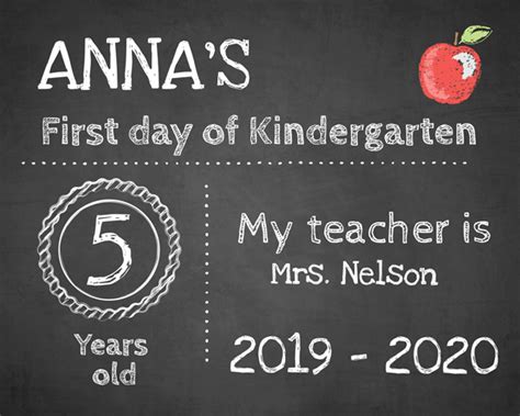 kindergarten   perfect time  start  picture day journey