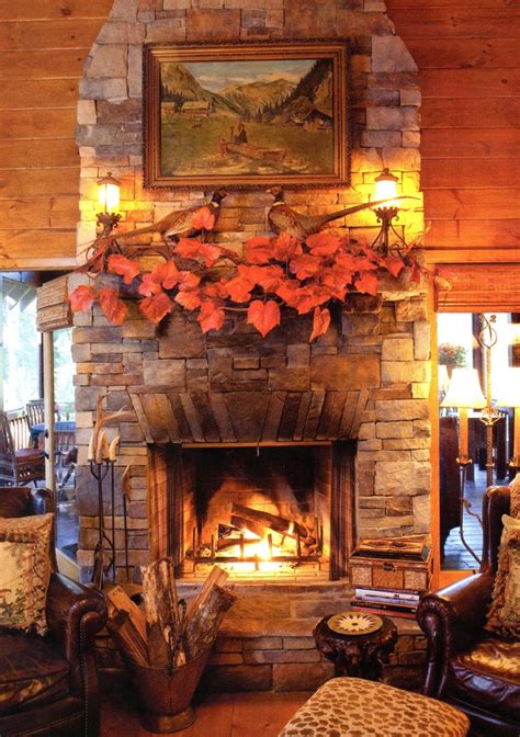 cozy fall fireplace home inspiration pinterest thanksgiving fireplaces and in the fall