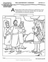 Jesus Servant Heals Healed Centurion Bible Sunday School Pages Colouring Activities Crafts Coloring Work Faith Craft Healing Son Sheets Printable sketch template