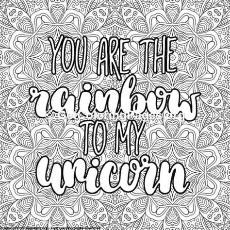 unicorn quotes coloring pages printable quote coloring pages www