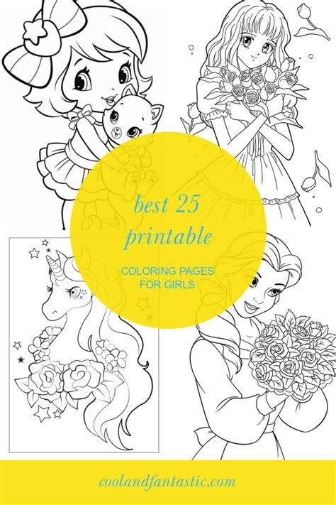 printable coloring pages  girls home family style