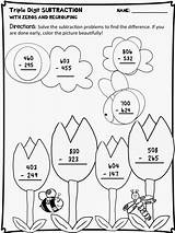 Addition Subtraction Coloring Pages Digit Worksheets Getdrawings Math sketch template
