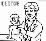 Doctor Coloring Pages Kids Printable Doctors Color Go Colouring Preschool Sheets Tools Understanding Need Gif Why They Do Choose Board sketch template
