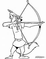 Robin Hood Coloring Pages Disney Ausmalbilder Disneyclips Robinhood Printable Fox Ausmalen Gif Color Drawing Kids Walt Easy Aiming Arrow Malvorlagen sketch template