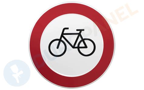 verbodsbord verboden voor fietsen duropanel