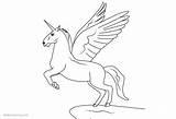 Unicorn Coloring Winged Pages Fly Ready Printable Color Adults Kids sketch template