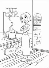 Ratatouille Kitchen Coloring Pages Colette Printable Para Colorear Dibujos Kids Safety Imprimir Disney Categories sketch template