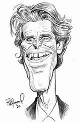 Willem Dafoe Caricature Richmond Caricatures Tom Drawing sketch template