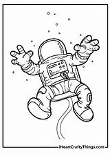 Astronaut sketch template
