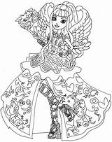 Coloring Pages Ever After High Hatter Madeline Getcolorings sketch template