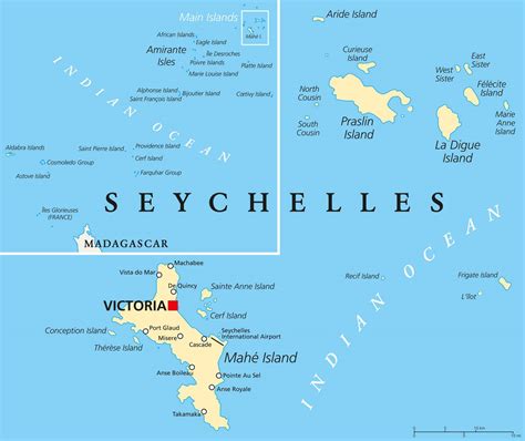 carte des seychelles plusieurs cartes du pays connu pour ses plages