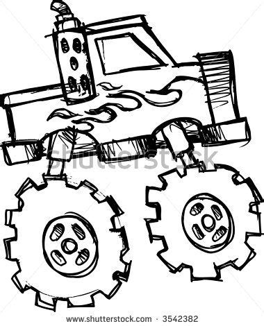monster truck drawings images google search monster truck drawing
