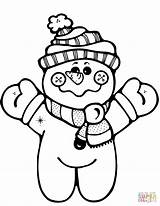 Snowman Melting sketch template