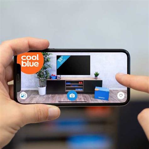 coolblue laat klanten met augmented reality tvs  huis bekijken