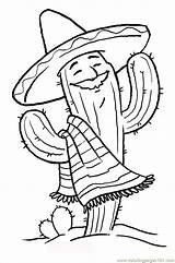 Coloring Pages Cinco Mayo Mexico Library Clipart sketch template