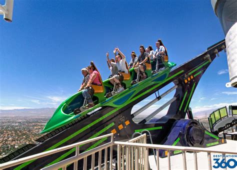 las vegas roller coaster stratosphere tower  scream