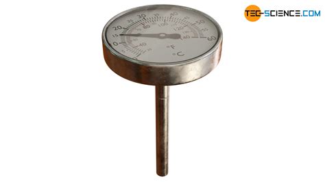 bimetallic strip thermometer work tec science