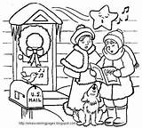 Colorat Singers Navidad Insieme Mixte Copii Colindat Craciun Colorear Romanticamente Desene Cantare Colindatori Educatia Conteaza sketch template